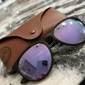 RayBan Erika purple mirror lens sunglasses